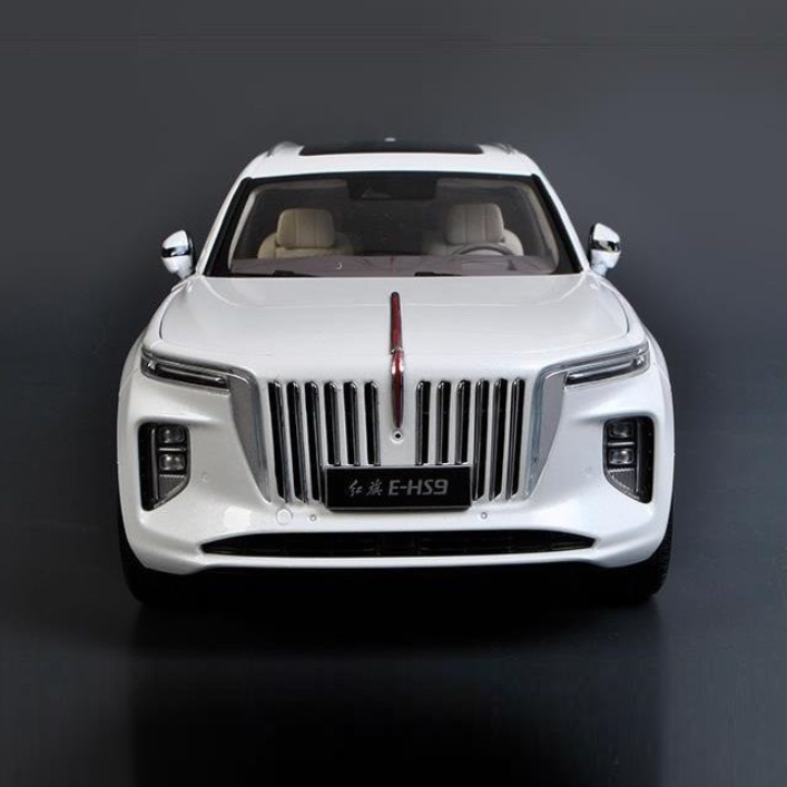 原厂 红旗 ehs9 世纪龙 e-hs9 越野车suv 1:18 合金汽车模型 白色