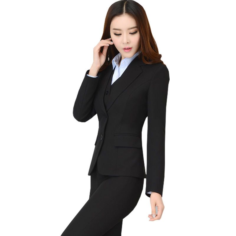 2020职业装女装套装女士西服西装套装女修身面试正装女工装工作服