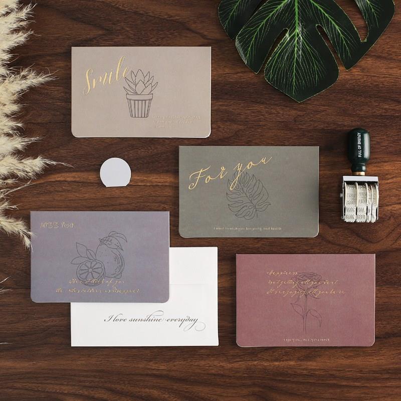 blank cards greeting christmas folding card gift foldable【4月11
