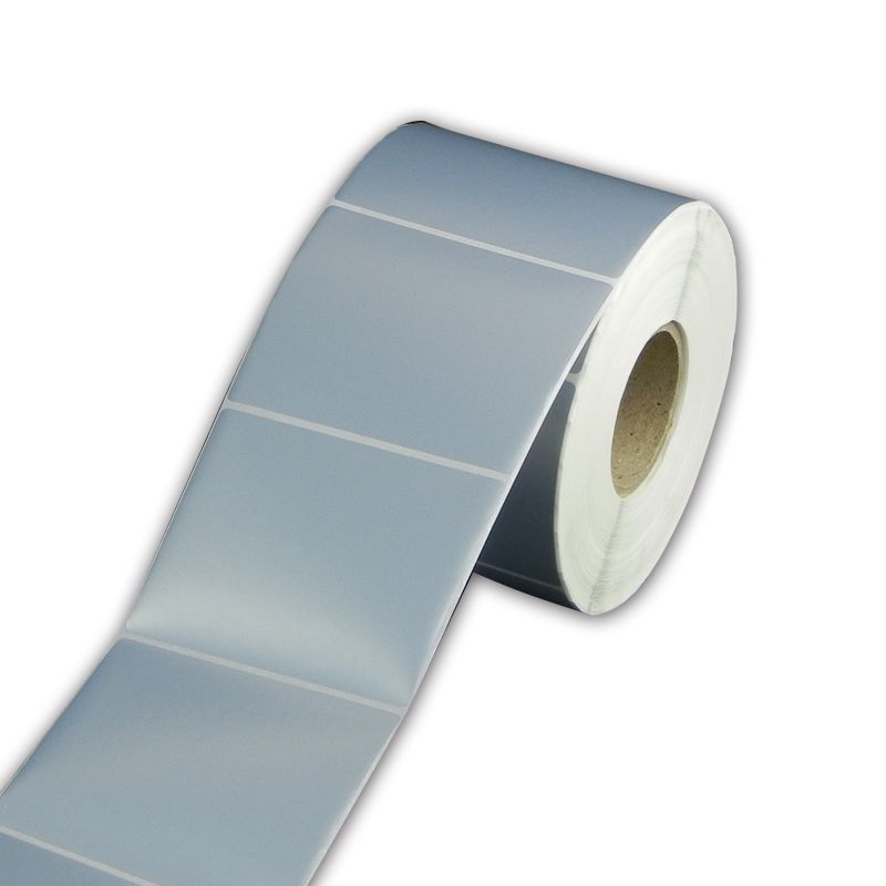 100*100*500张哑银pet条码纸/亚银标签纸/消银龙pvc/防水撕不烂