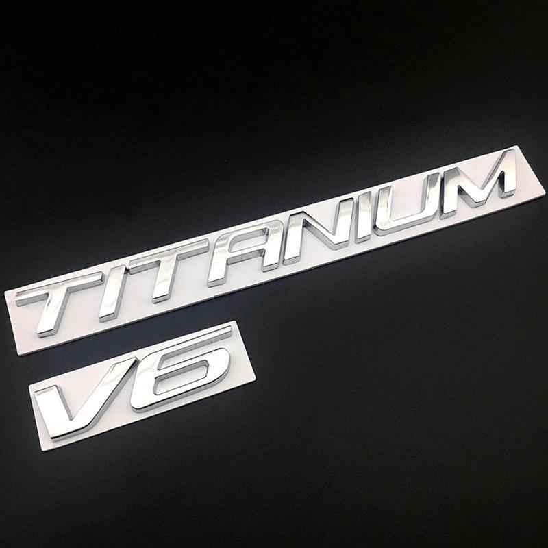 福特锐界探险者改装s字标v6车标titanium后尾标edge四驱标志车贴