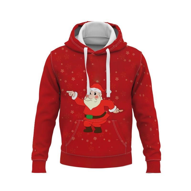 for men women sweater christmas ugly warm hoodie new year