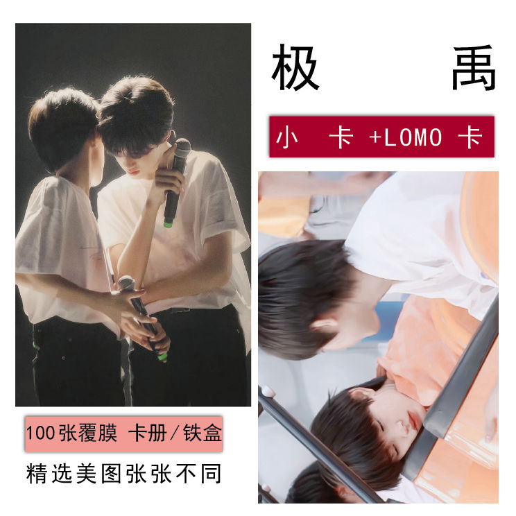 极禹张极张泽禹cp写真照片lomo卡拍立得含个人自制小卡明信片