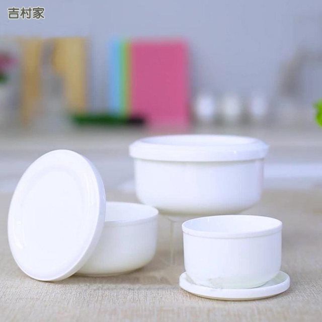 骨·瓷碗单只陶瓷碗带盖碗泡面碗蒸蛋碗保鲜碗陶瓷饭盒唐山微波炉