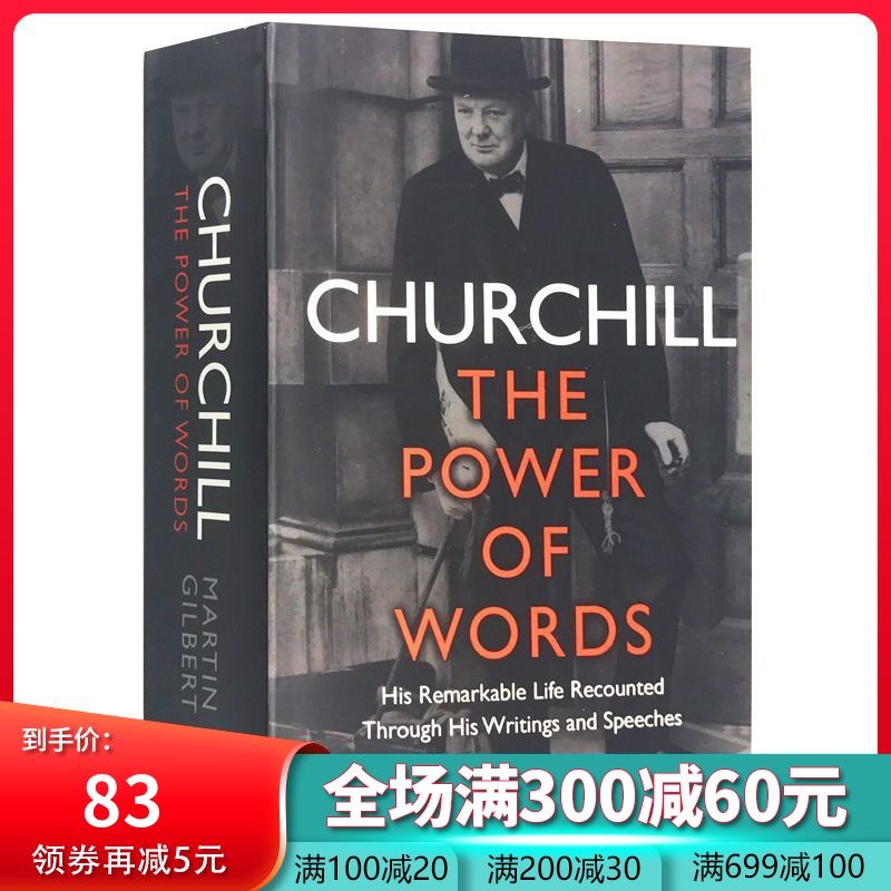 英文原版人物传记 churchill the power of words 丘吉尔 语言的