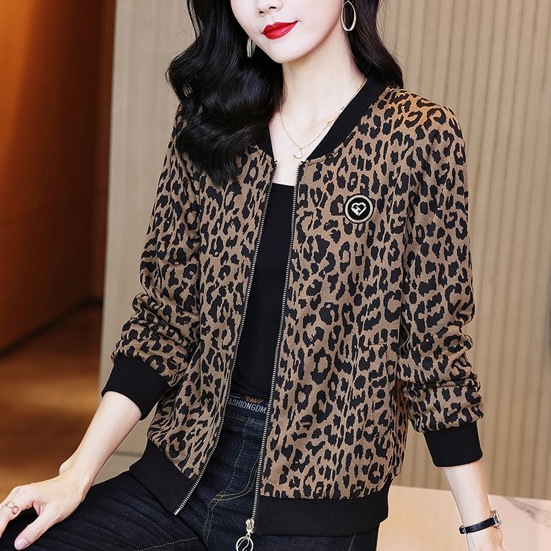 大碼女裝開衫外套春秋季2023新款中年媽媽時尚洋氣棒球服顯瘦上衣