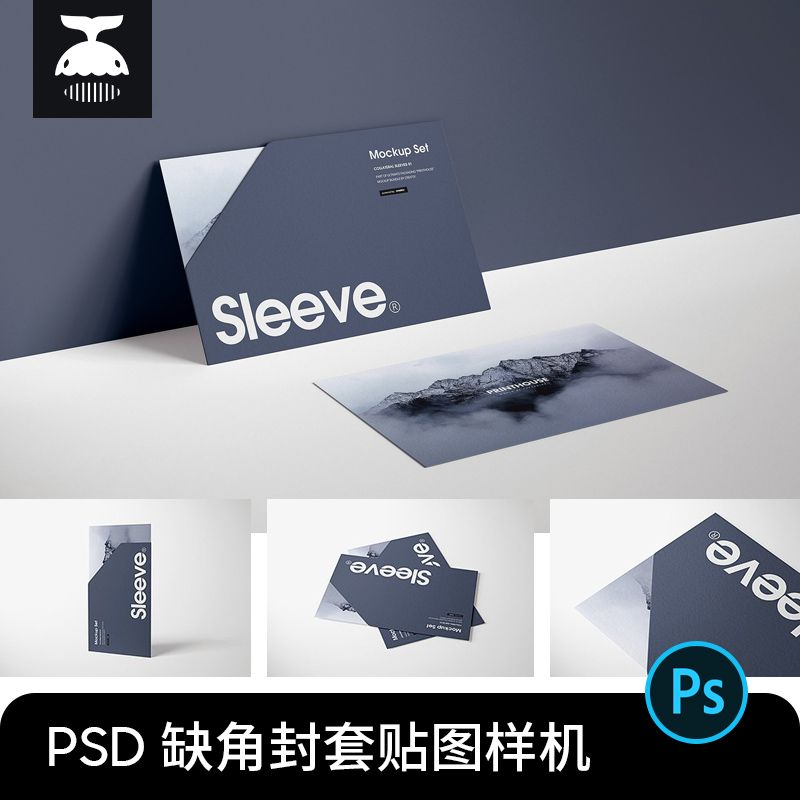 会员卡礼品卡贵宾卡卡套vi展示智能贴图样机模型psd设计素材ps