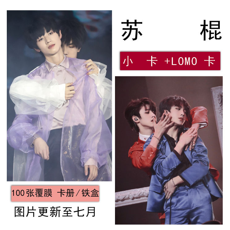 苏棍(苏新皓朱志鑫)小卡系列二应援照片100张明信片lomo卡现货
