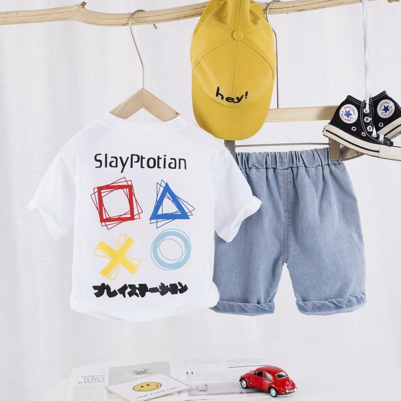 brand summer clothing set newborn baby boy clothes kids