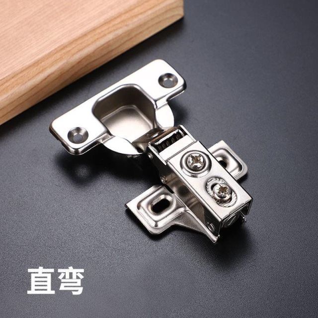 超短款短臂铰链阻尼缓冲合页美式衣橱柜五金链接配件直弯全盖中弯【3