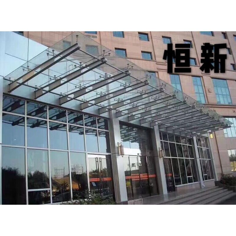 铁/不锈钢雨棚钢梁支架h型t型牛腿支架点式玻璃幕墙可