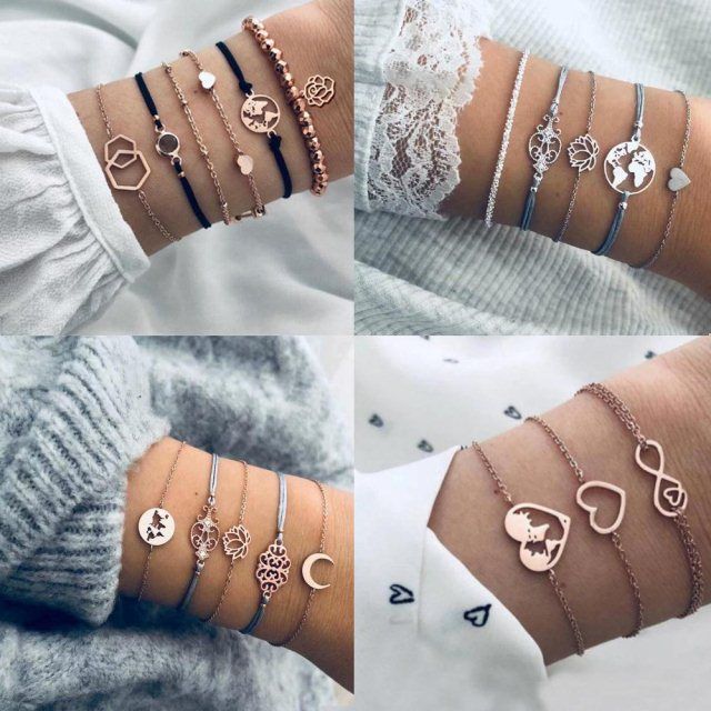 bracelet for woman jewelry beaded set female personality fas