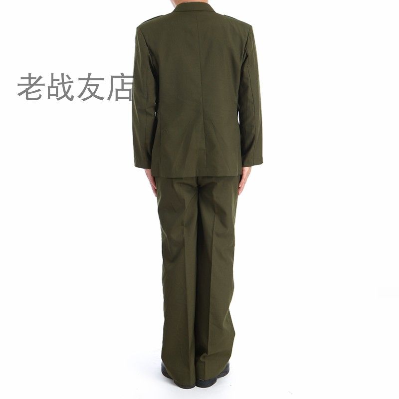 正品库存老货凡立丁夏常服老军装套装老式夏服绿军装春秋服套装