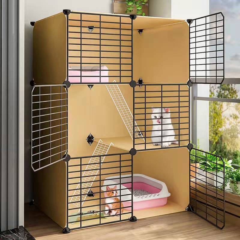 猫笼子家用室内空笼超大自由空间猫屋猫舍窝两层三层小型猫咪别墅