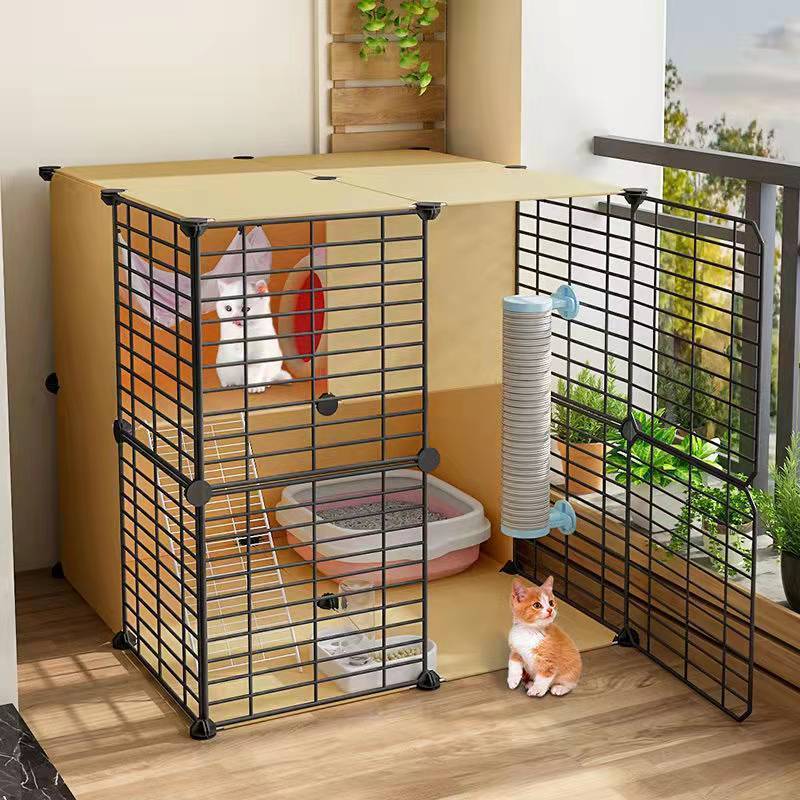 猫笼子家用室内空笼超大自由空间猫屋猫舍窝两层三层小型猫咪别墅