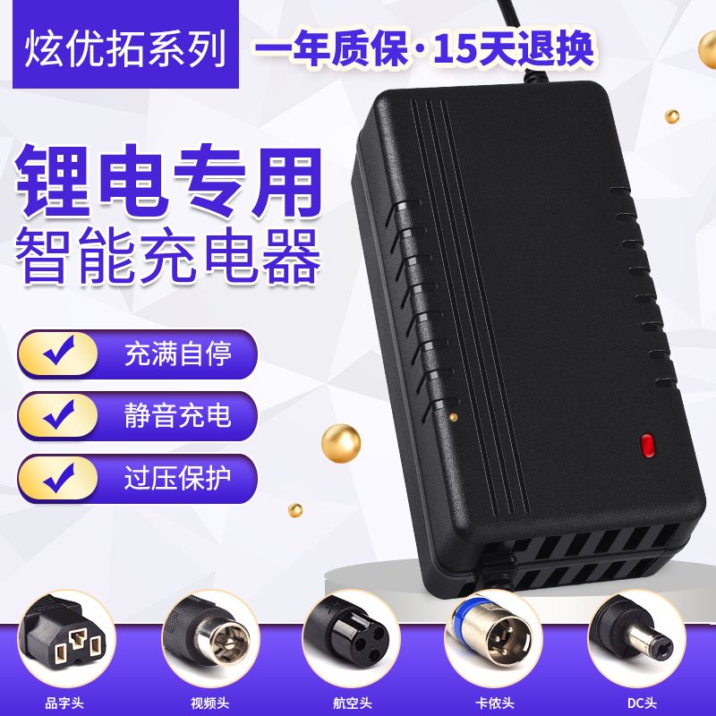 4v2a24v3a5a滑板车独轮车哈雷电动车锂电池充电器