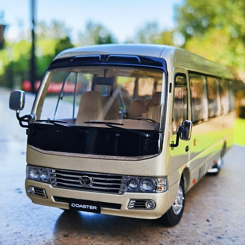 原厂 1:24 丰田柯斯达考斯特 toyota coaster 商务车汽车模型车模