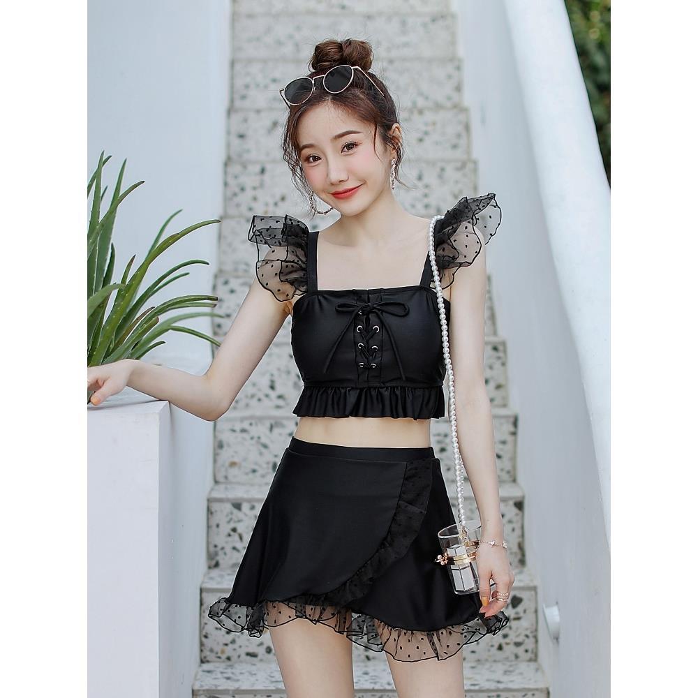 Swimsuit women  new Korean small chest cover belly slimming fresh students conservative girls cute Japanese hot springs