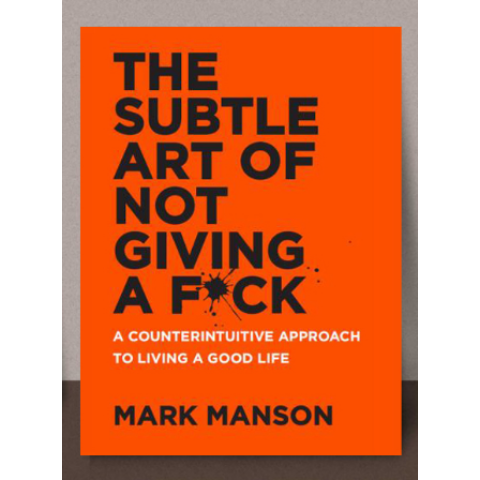 the subtle art of not giving a f*ck纸质书