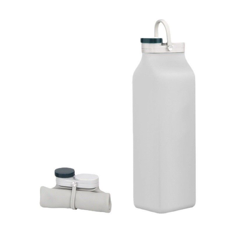 Hersteller: Faltbare Milchflasche aus lebensmittelechtem Silikon, kreativer tragbarer Reise- und Sport-Wasserbecher_voghion.com