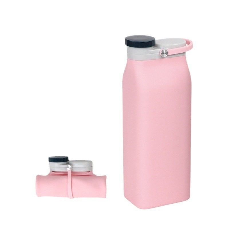 Hersteller: Faltbare Milchflasche aus lebensmittelechtem Silikon, kreativer tragbarer Reise- und Sport-Wasserbecher_voghion.com