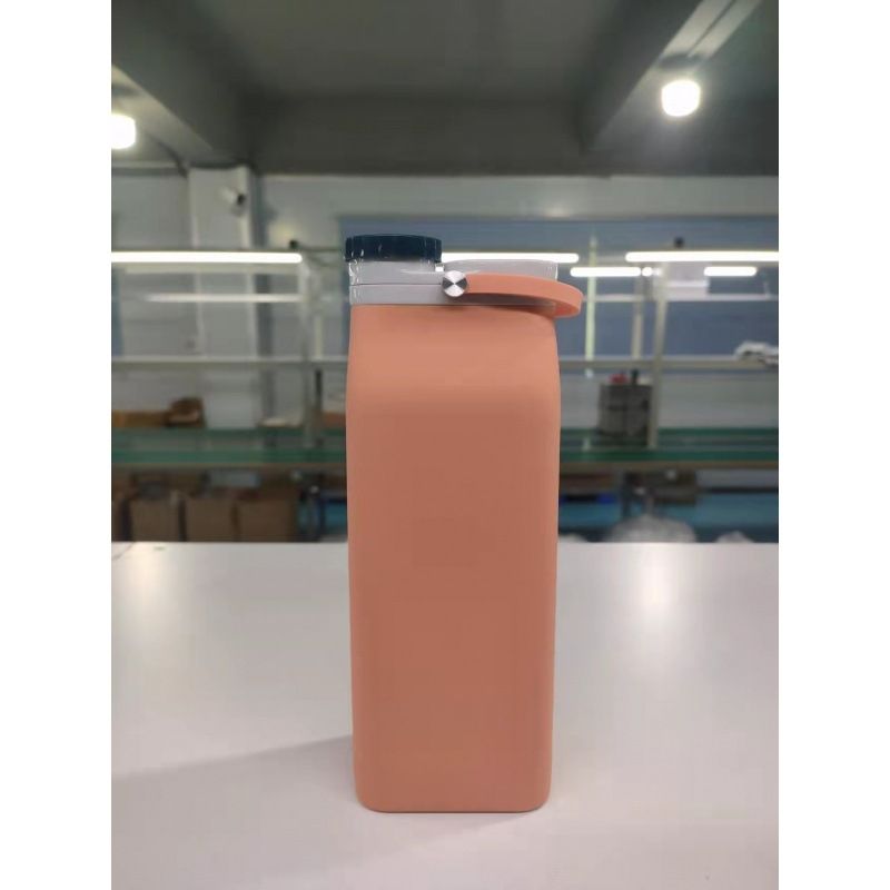 Hersteller: Faltbare Milchflasche aus lebensmittelechtem Silikon, kreativer tragbarer Reise- und Sport-Wasserbecher_voghion.com