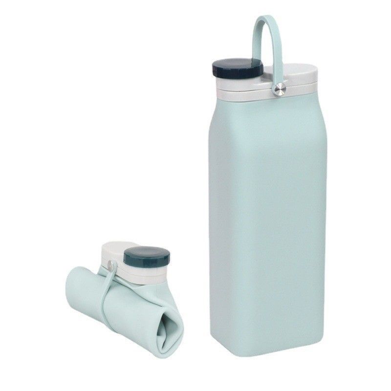 Hersteller: Faltbare Milchflasche aus lebensmittelechtem Silikon, kreativer tragbarer Reise- und Sport-Wasserbecher_voghion.com