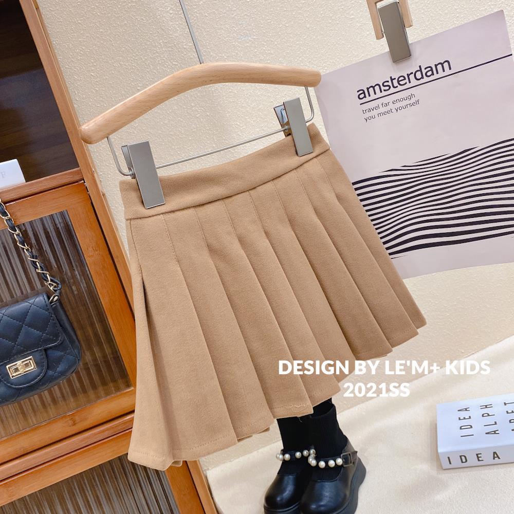 Children's clothing 2022 autumn and winter new products girls Ou Faner good version foreign style three-dimensional tailoring woolen pleated skirt short skirt trendy