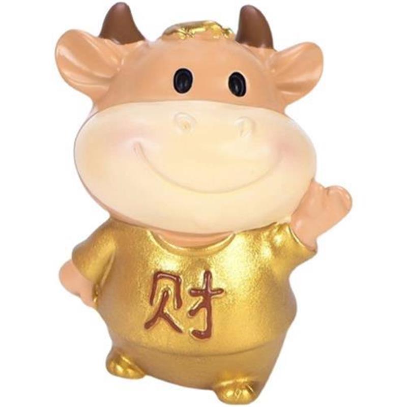 小牛生日新年甜品台款插件蛋糕网红c装饰烘焙摆件t牛年y2021生肖