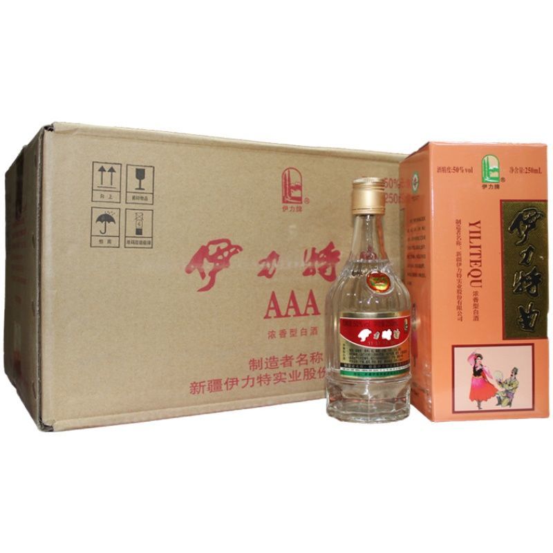 50度伊力特曲500ml6瓶套装新疆名酒伊利特曲跳舞酒