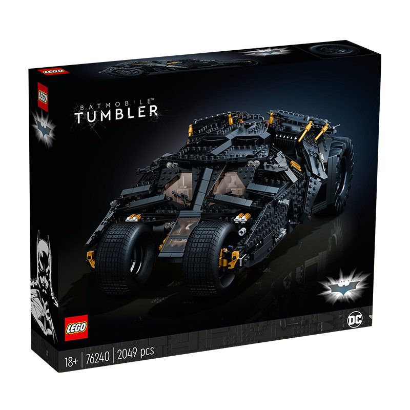 LEGO 乐高 英雄系列 76240 蝙蝠战车Tumbler 拼插