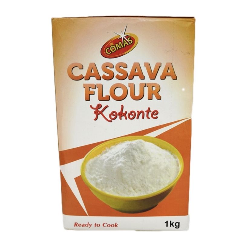 kokonte flour, cassava flour, farine de manioca,fufu 1kg