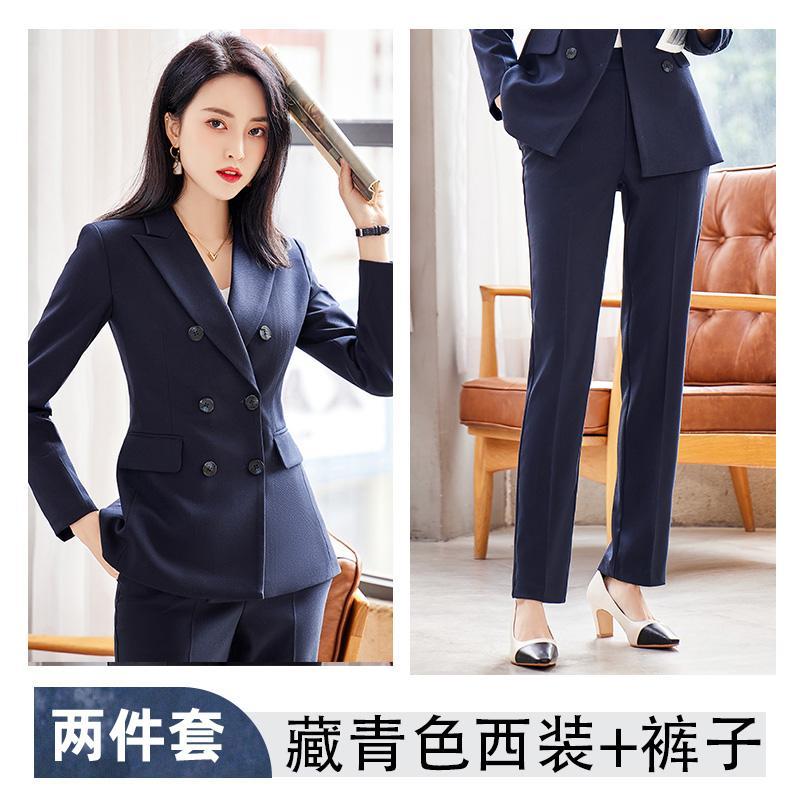 Gray suit jacket female  early spring new professional wear temperament goddess fan work clothes suit suit female