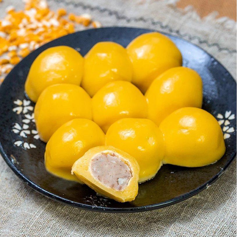 东北特产粘豆包玉米黑龙江老式农家手工自制黏豆包芸豆馅早餐袋装