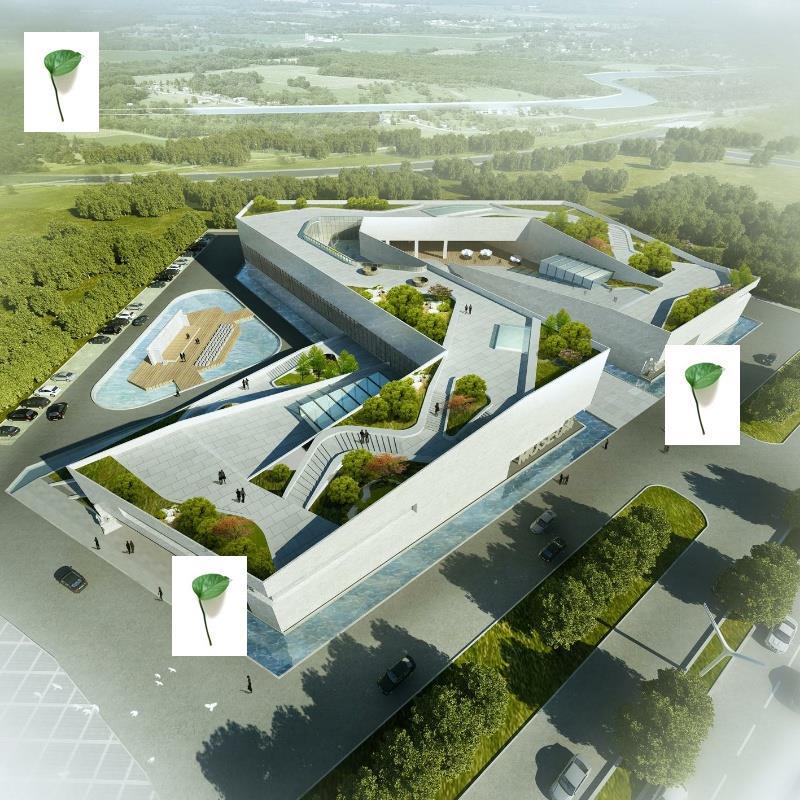 su模型现代异形折面艺术馆文化中心博物馆展览馆建筑设计 效果图w