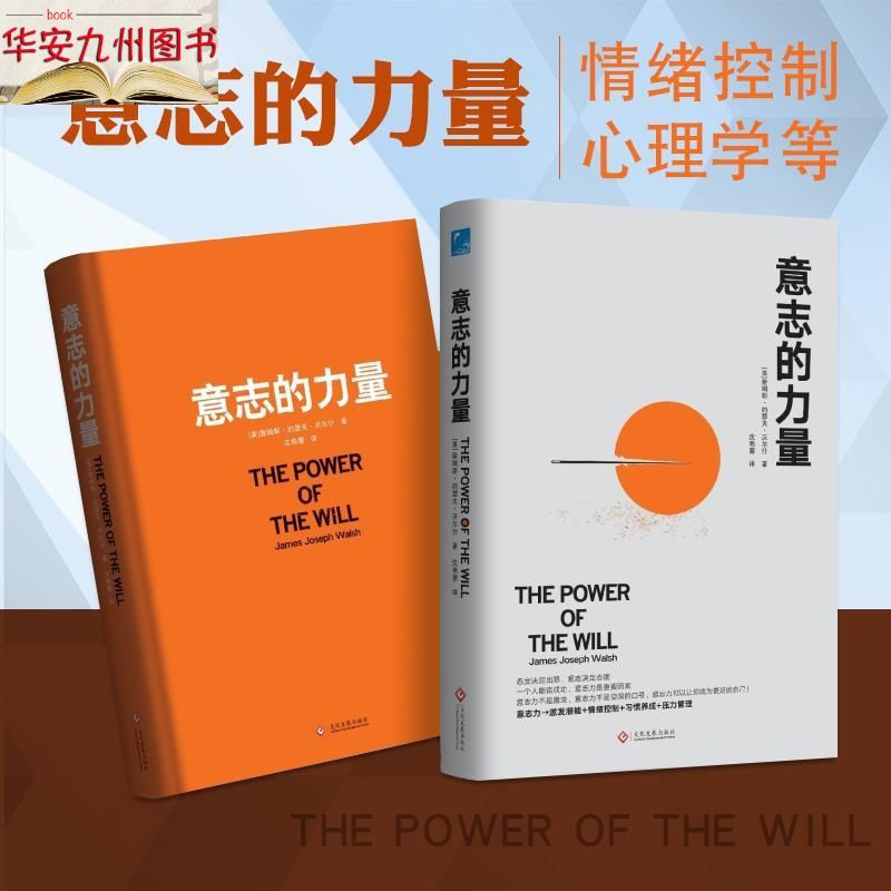 意志的力量 意志力决定身心健康 用意志力控制心态  意志力书籍