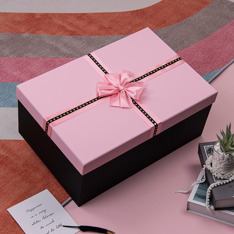 高档情人节精致礼品盒子超大号礼物盒生日礼盒包装盒空盒子男女生