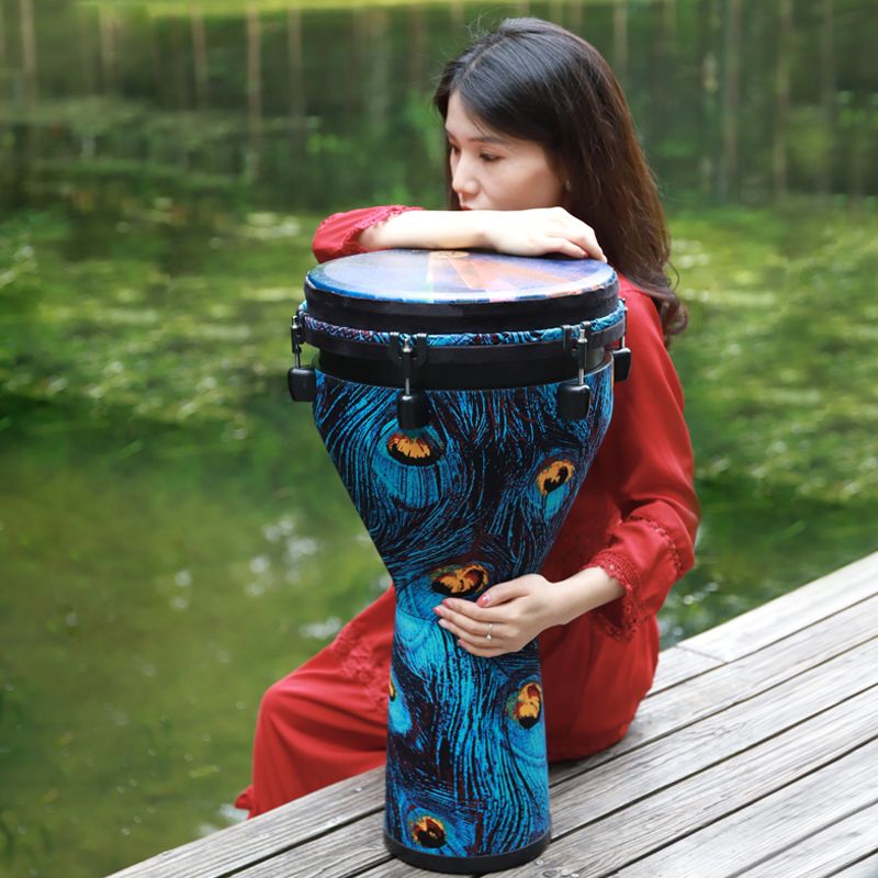 非洲鼓12寸成人初学标准10寸专业打击乐器儿童表演云南丽江手鼓