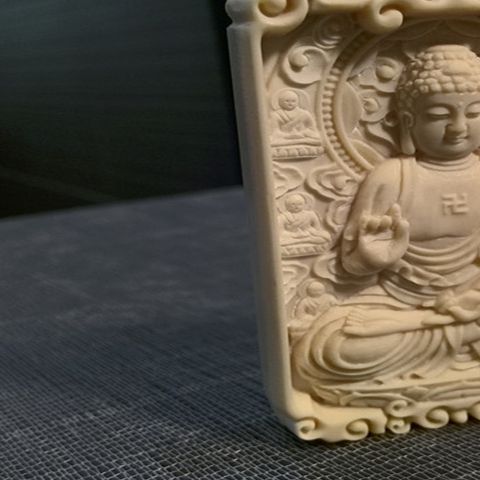 猛犸象牙461精雕牌子满纹冰料猛犸牙观音挂牌佛牌龙牌关公牌【3月21