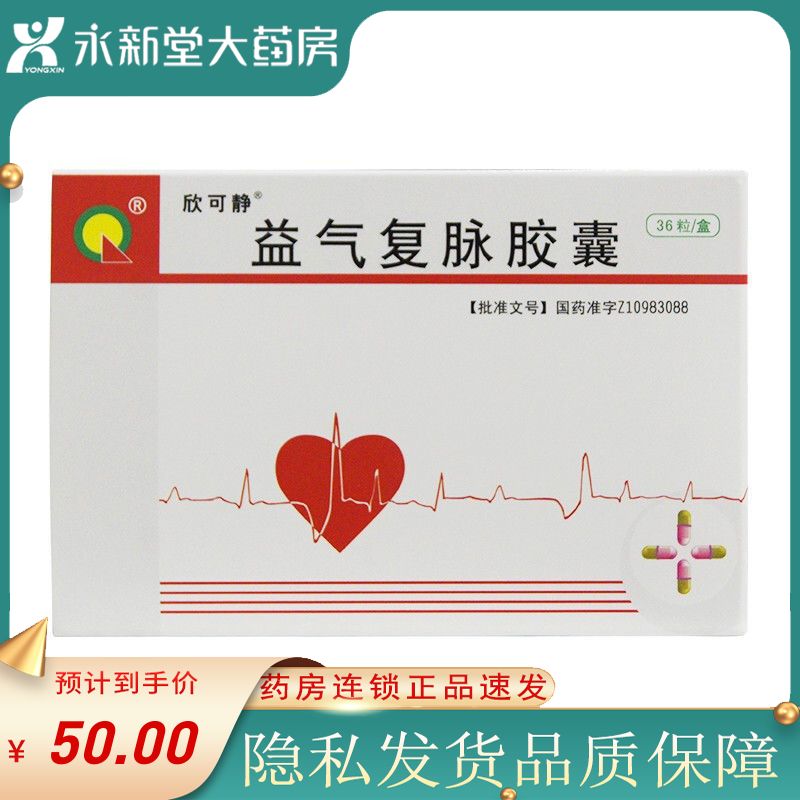 欣可静 益气复脉胶囊 0.