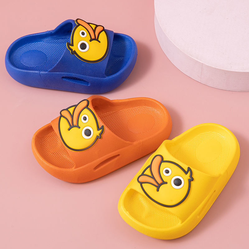 儿童拖鞋夏天室内洗澡防滑软底男女宝宝卡通可爱鸭子中小童凉拖鞋