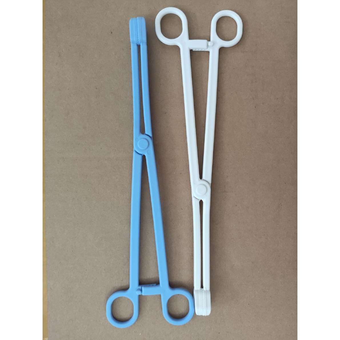 包邮一次性使用卵圆钳消毒钳25cm独立宫颈钳妇科止血钳子