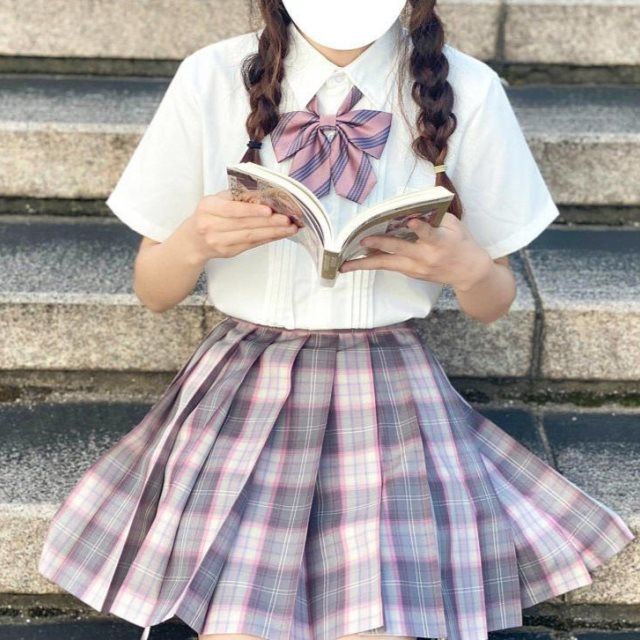 2022年新款【芳菲】俞果原创jk格裙现货百褶jk制服裙正统女生日系
