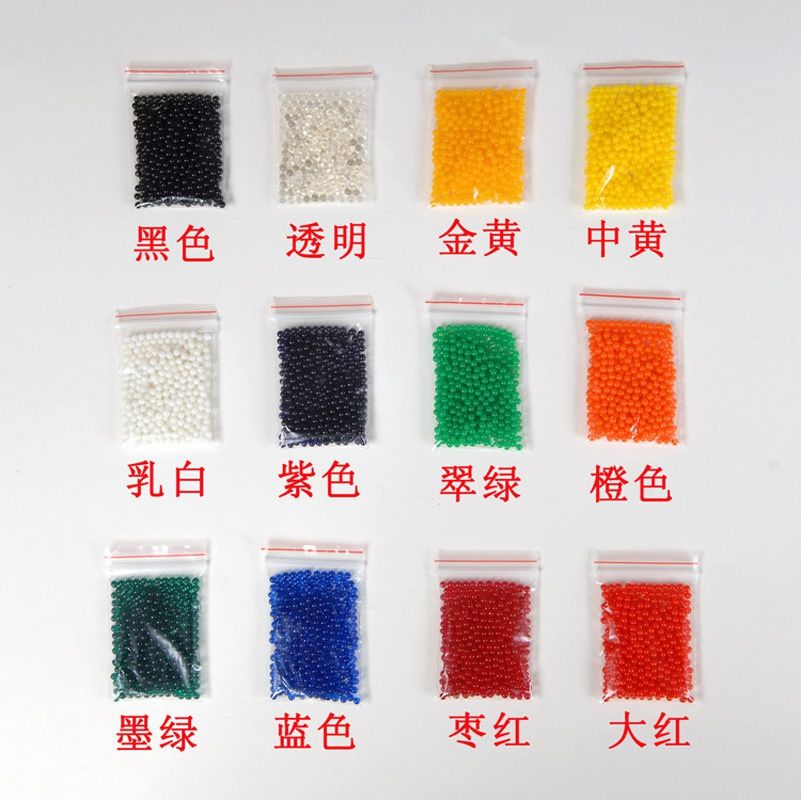 500粒装水晶泥批发 热卖泡大珠海绵宝宝水晶泥环保营养泥吸水珠