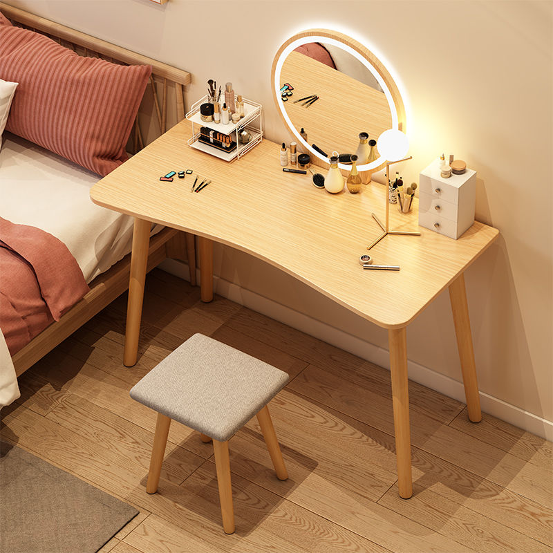 梳妆台卧室现代简约小型简易迷你化妆台网红ins风化妆桌小户型