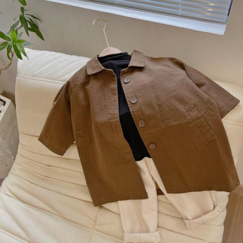 Boys' spring windbreaker 2022 new Korean version of baby casual tops for children's all-match western style windproof jacket trendy