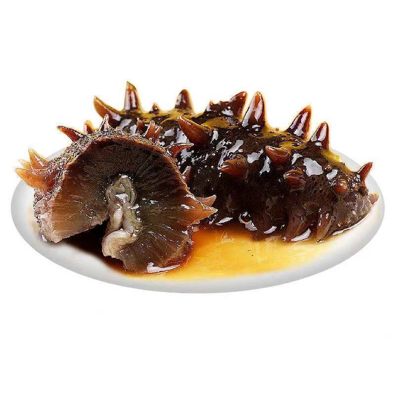 冷蒸即食海参500g正宗野生大连新鲜辽刺参批发独立包装海鲜礼盒装