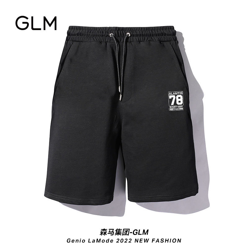 森马集团品牌GLM夏季短裤男2022新款潮流宽松百搭五分男士休闲裤