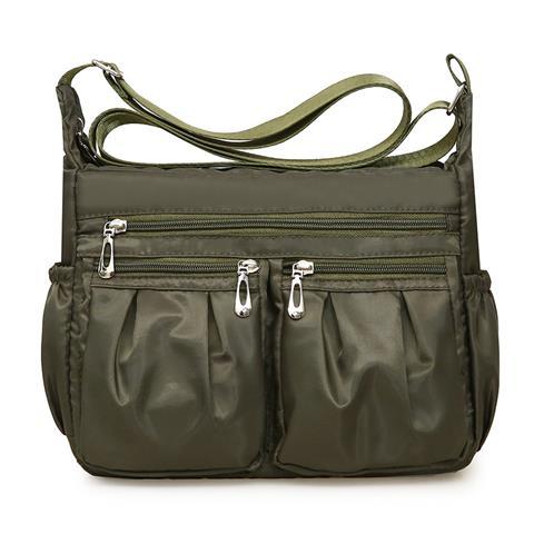 Large-capacity middle-aged and elderly women's bags women's bags nylon Oxford canvas bag one-shoulder diagonal bag waterproof mother bag