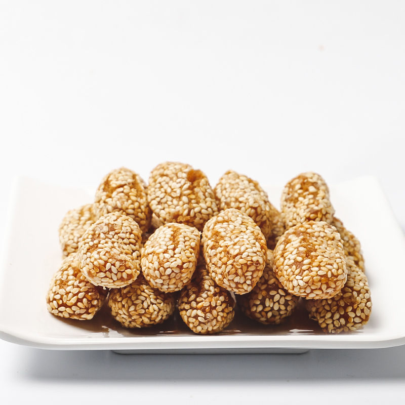 现做现发 芝麻果500g河南特产果子传统糕点麻果羊角蜜点心零食